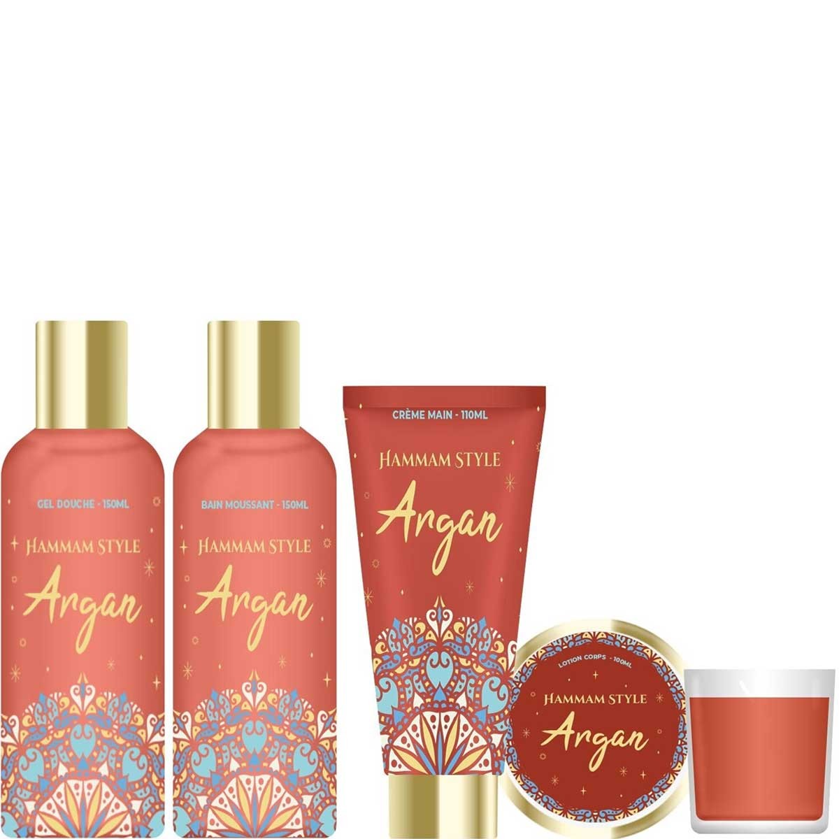 Coffret soins lanterne - Argan - Corps - 5 produits