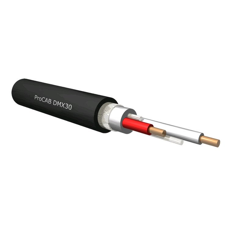 Procab CLD953 Classic XLR male - XLR female DMX-kabel 0.5 m