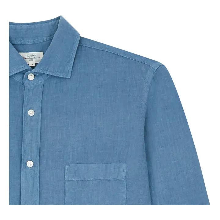 Hartford Chemise Paul Pat Lin | Bleu