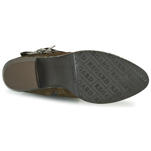 Regard - NAPOLI V3 VELOURS MILITARE - Kaki