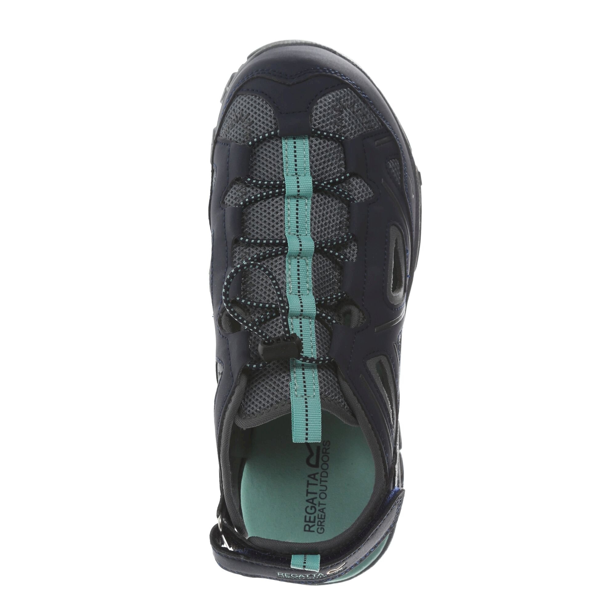Sandálias Regatta Westshore II com cadarço, modelo slip-on, ajustáveis e com tira.