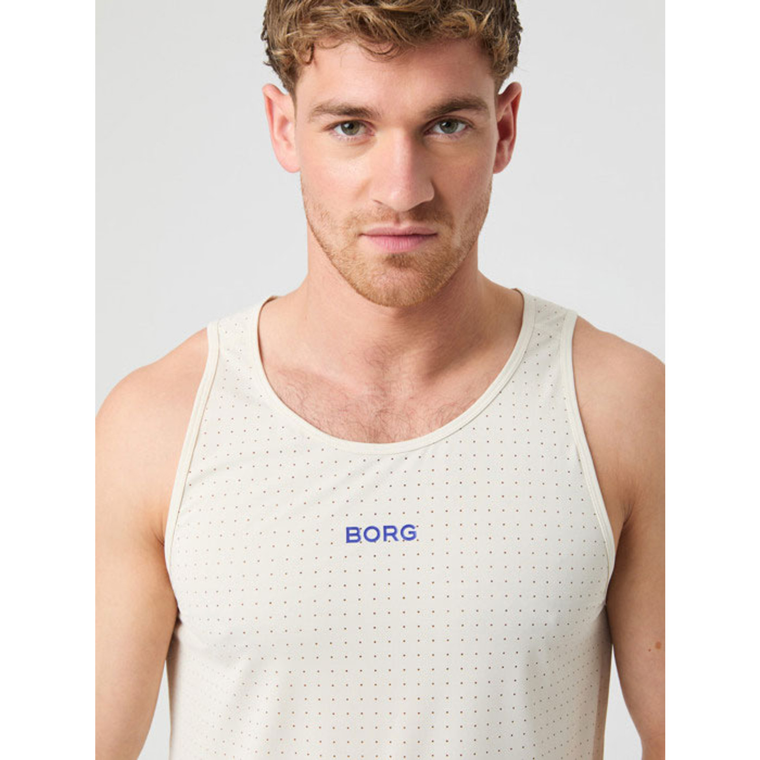 Björn Borg Running perforated Singlet Heren
