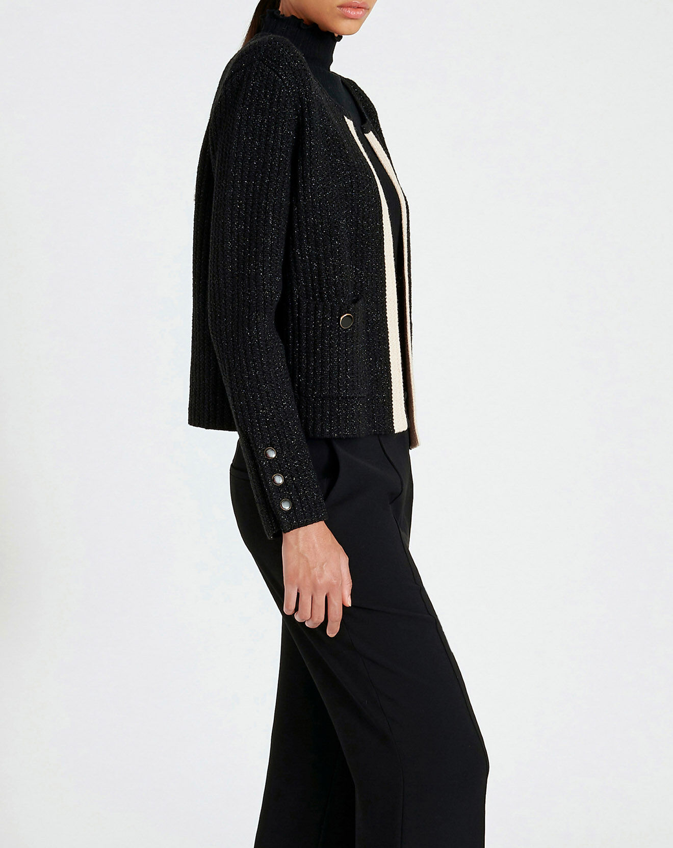 Zapa Gilet Gonna noir