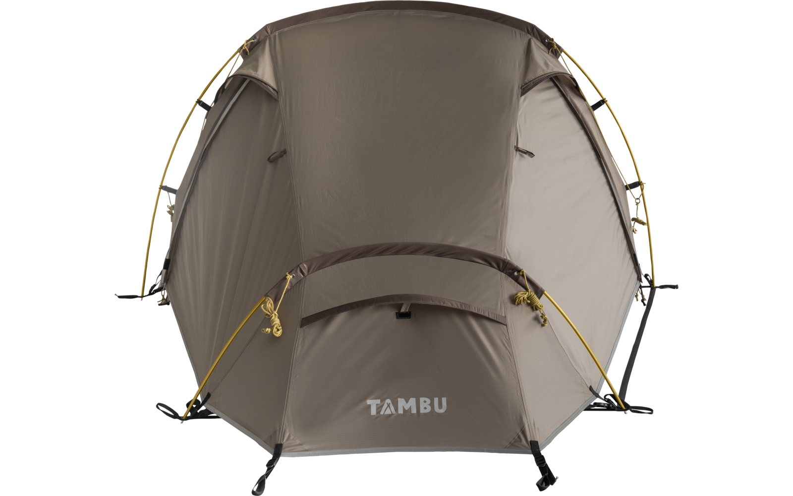 Tambu Natuna Trekking Tunnelzelt braun für 2 Personen