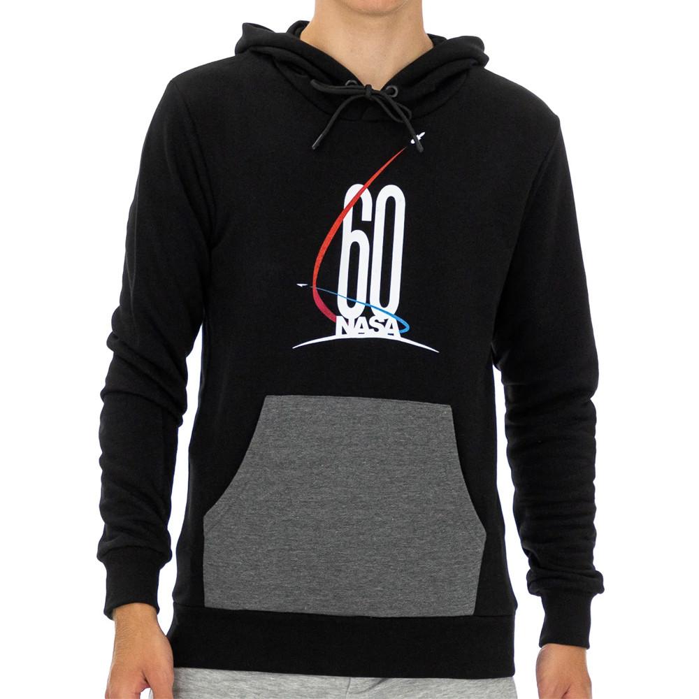 Nasa Sweat Capuche Noir Homme Nasa 54H