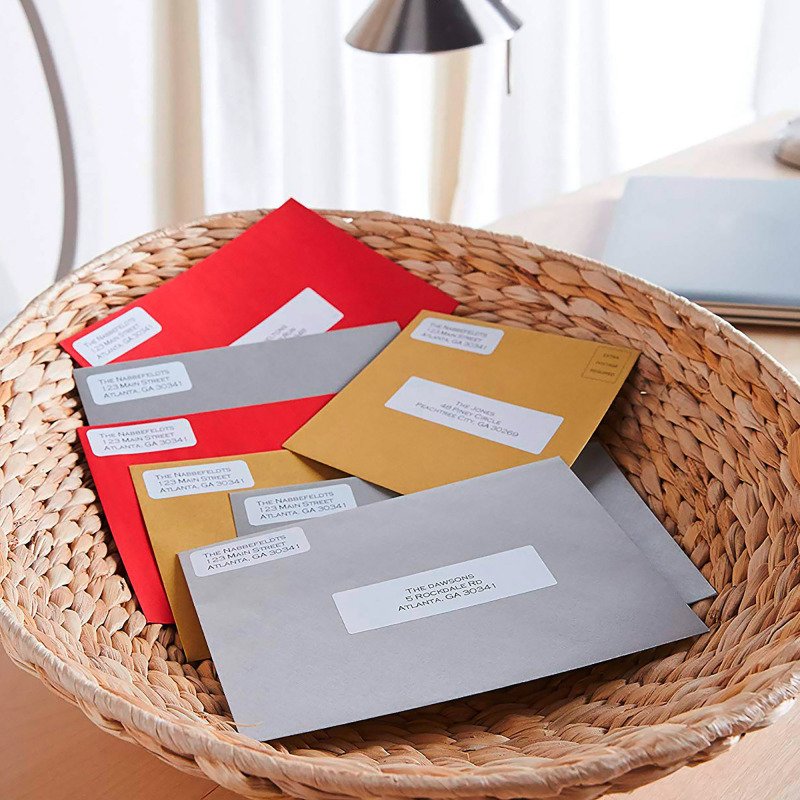 Pack 24 rouleaux d'étiquettes d'adresse 36 x 89 mm Dymo - Rouleaux de 260