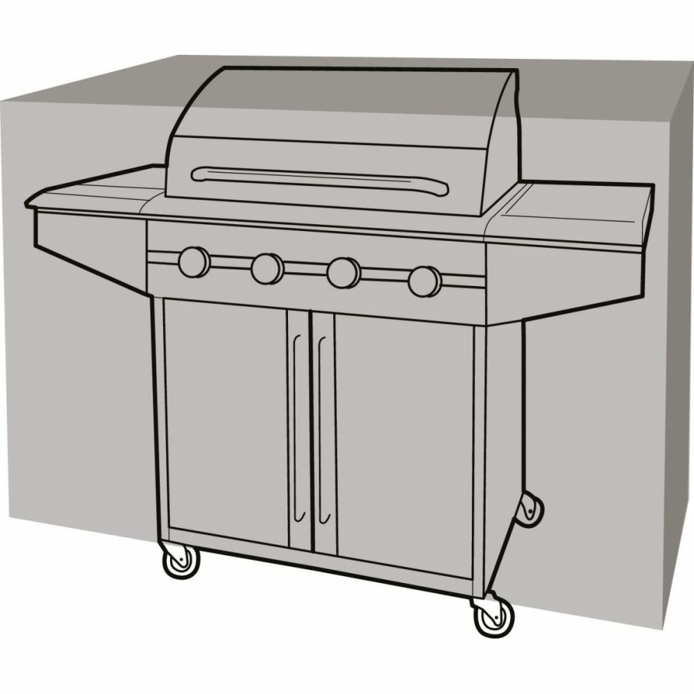 Housse de protection barbecue rectangulaire 165 cm de long