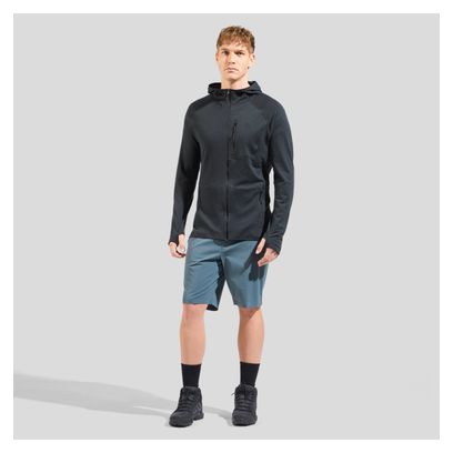 Pull à Capuche Odlo Ascent Performance Wool 125 Noir