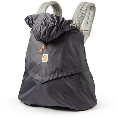 Ergobaby Regn- og Vindtrekk, Charcoal Black