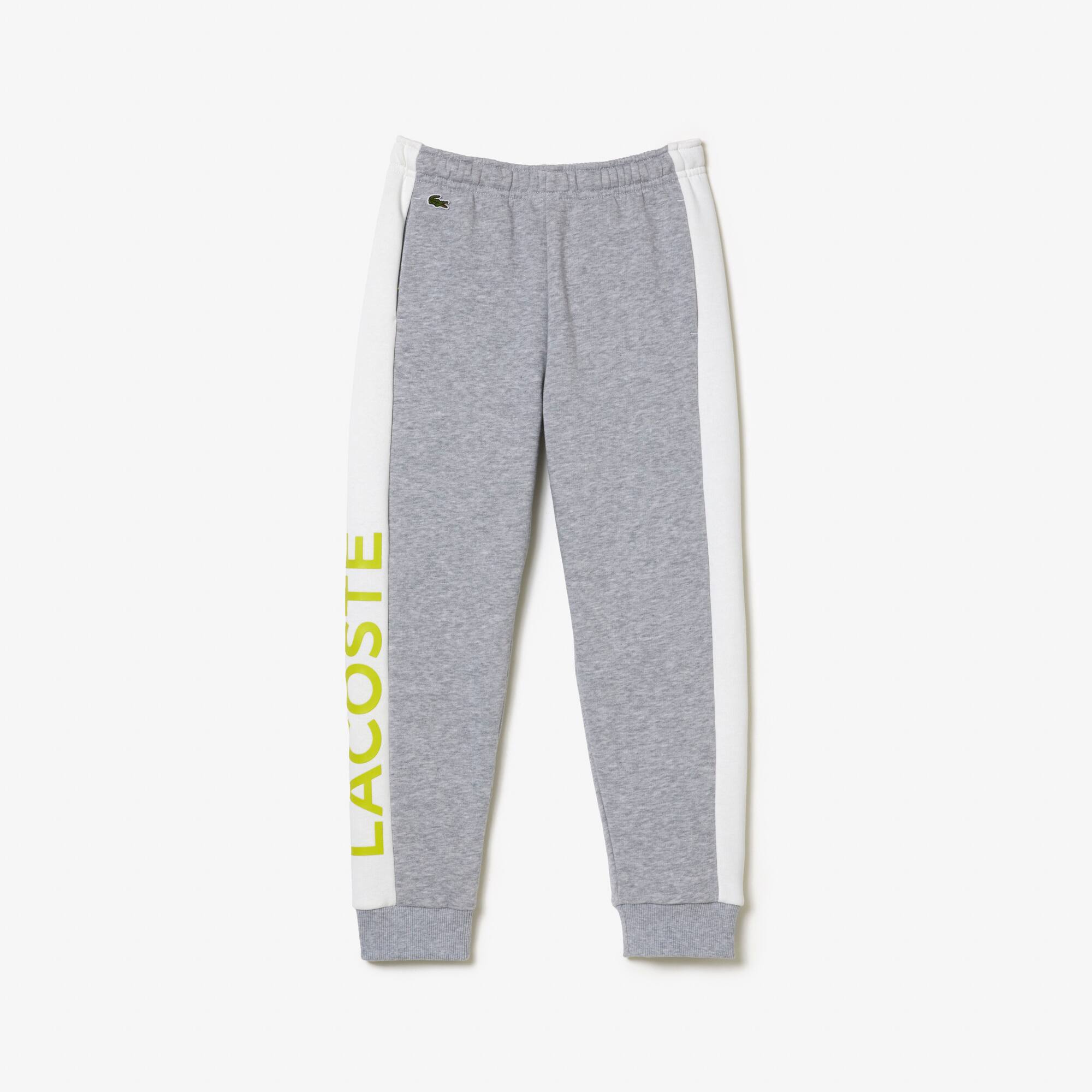 Kinder LACOSTE Trainingshose aus Bio-Baumwolle und recyceltem Polyester Hosen - Grau - Lacoste - Kinder