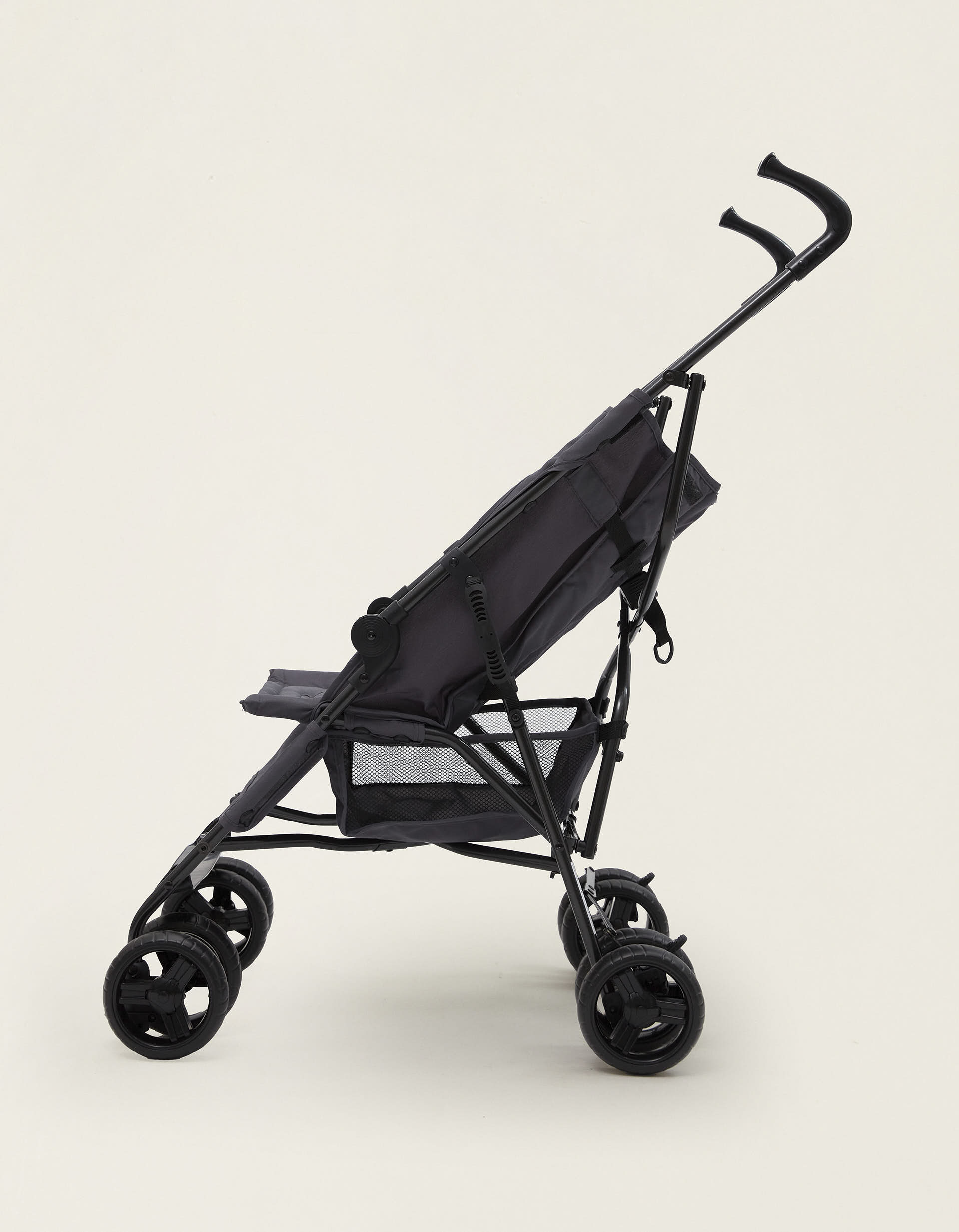 Carrinho Bengala ZY Safe Road Plus, Cinza/Verde