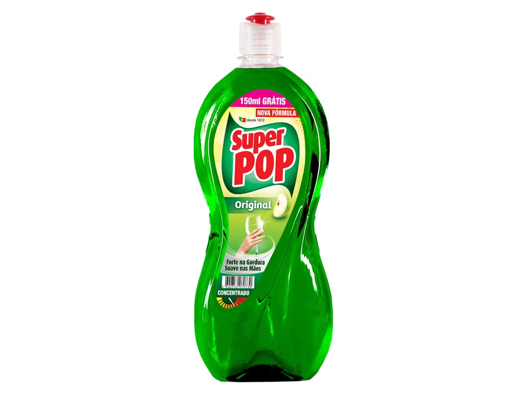 DETERGENTE DE LOIÇA MAÇA SUPER POP 1200 150 ML
