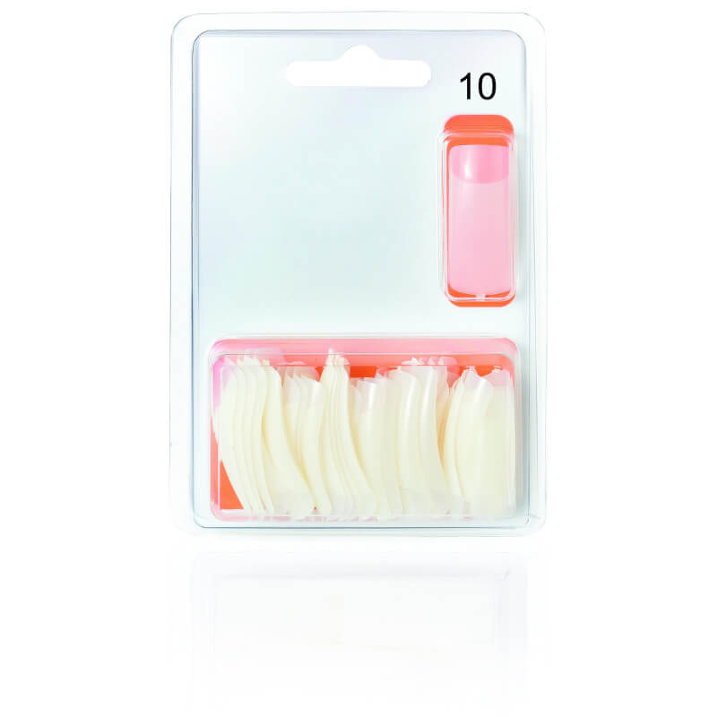 Boîte 50 Tips naturels carrés à bande longue Taille 10