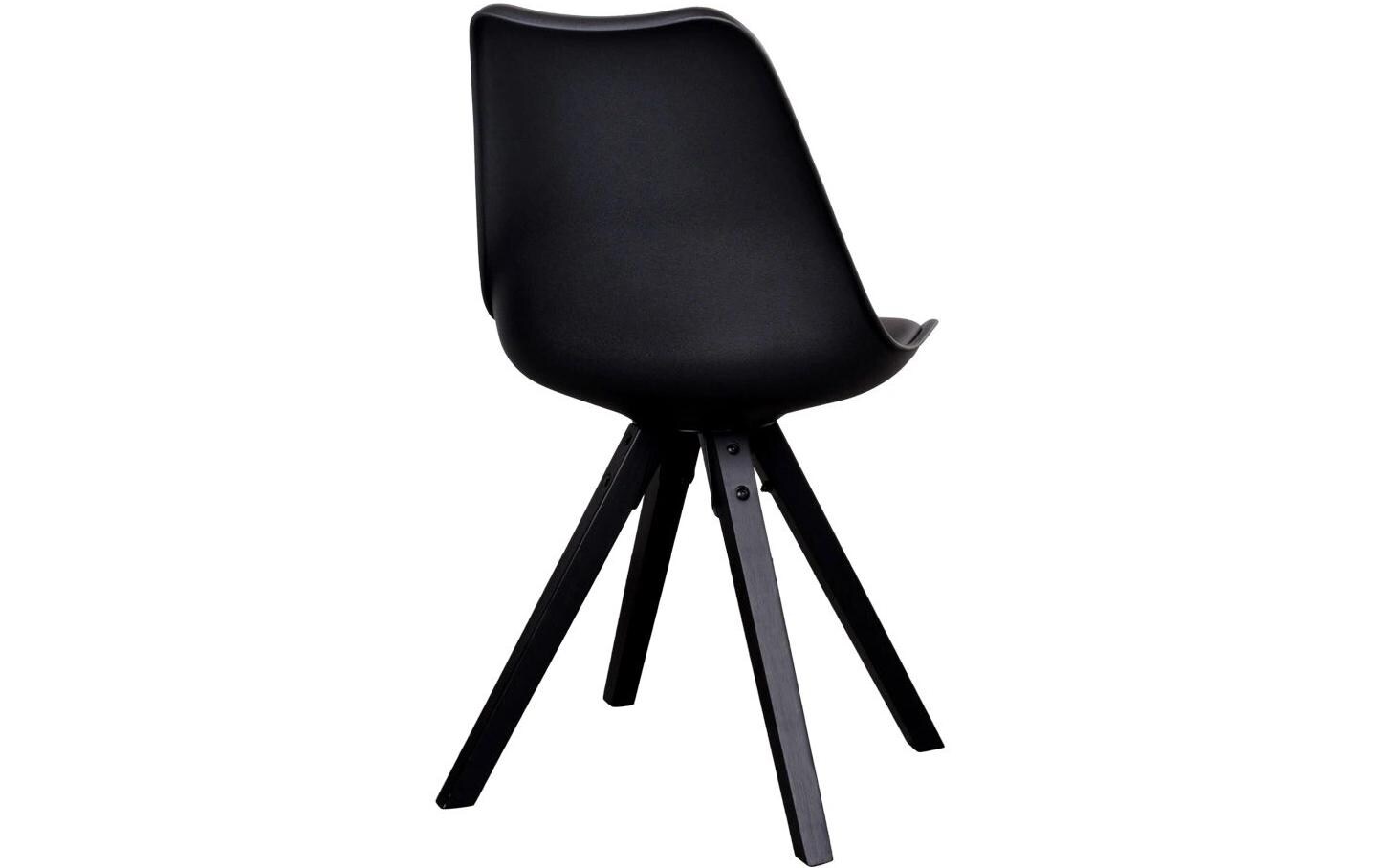 Stuhl Bergen 2 Stück, 86 x 55 cm, Schwarz<br>Esszimmerstühle