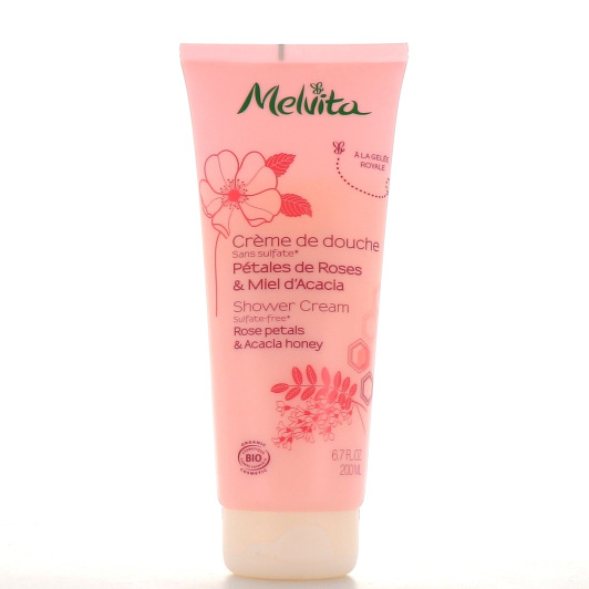 Gel douche rose et miel d'acacia Melvita