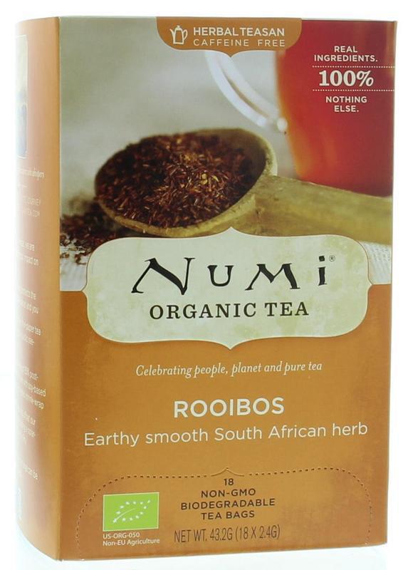 Numi Kruidenthee red mellow rooibos 18bt