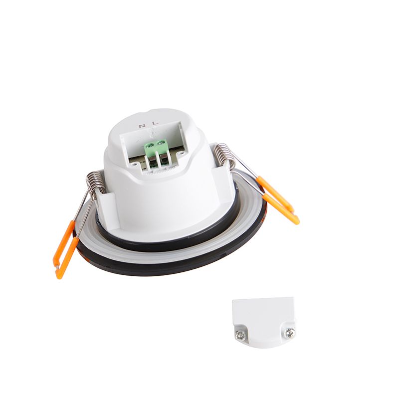 Moderne inbouwspot zwart incl. LED 3-staps dimbaar IP65 - Blanca
