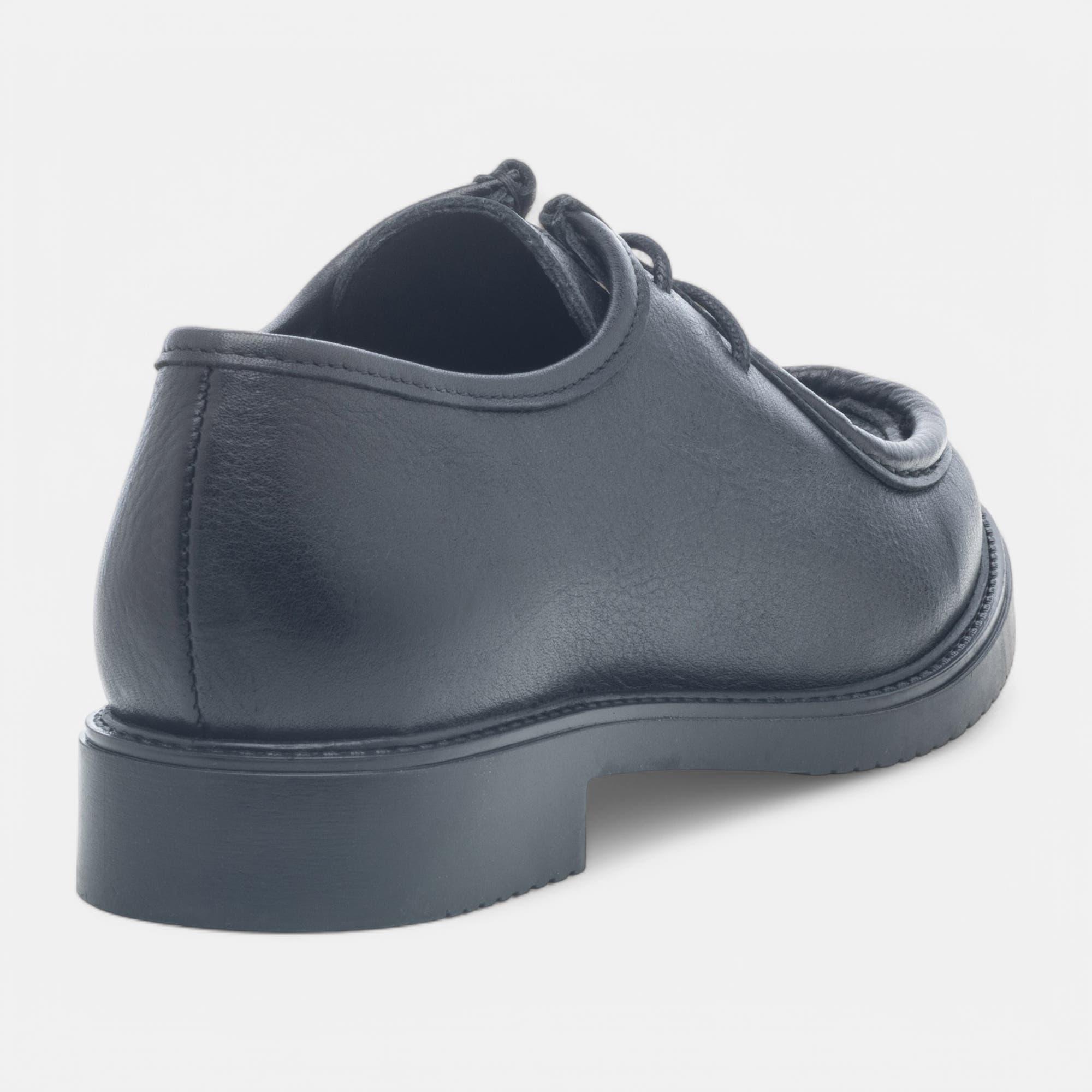 Derbies Femme en cuir noir
