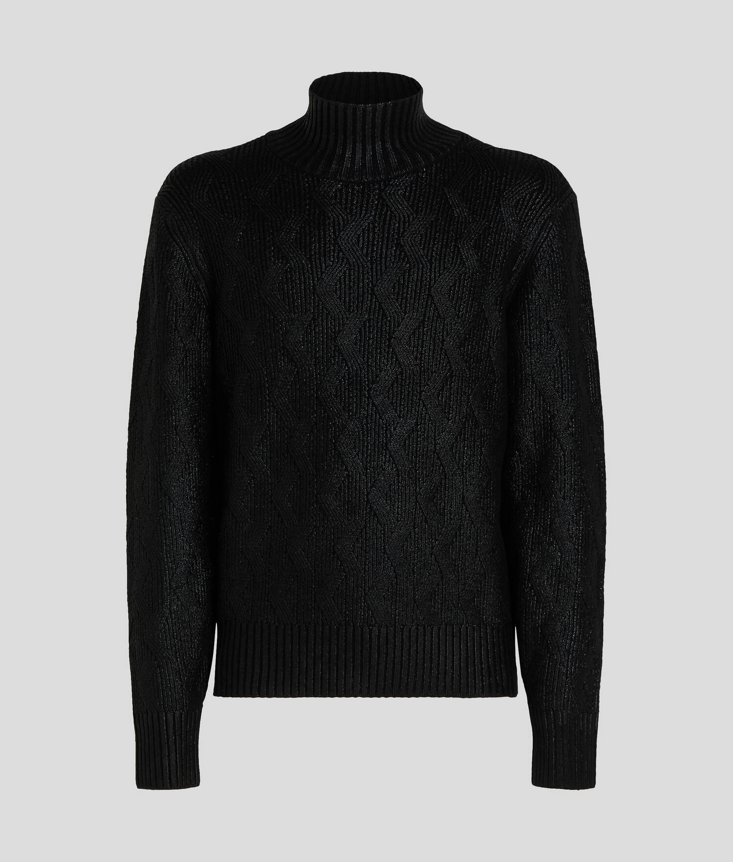 PULL À COL ROULÉ EN TRICOT ÉPAIS
