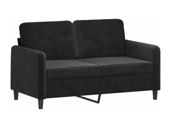 Ensemble de canapés 3 pcs noir velours