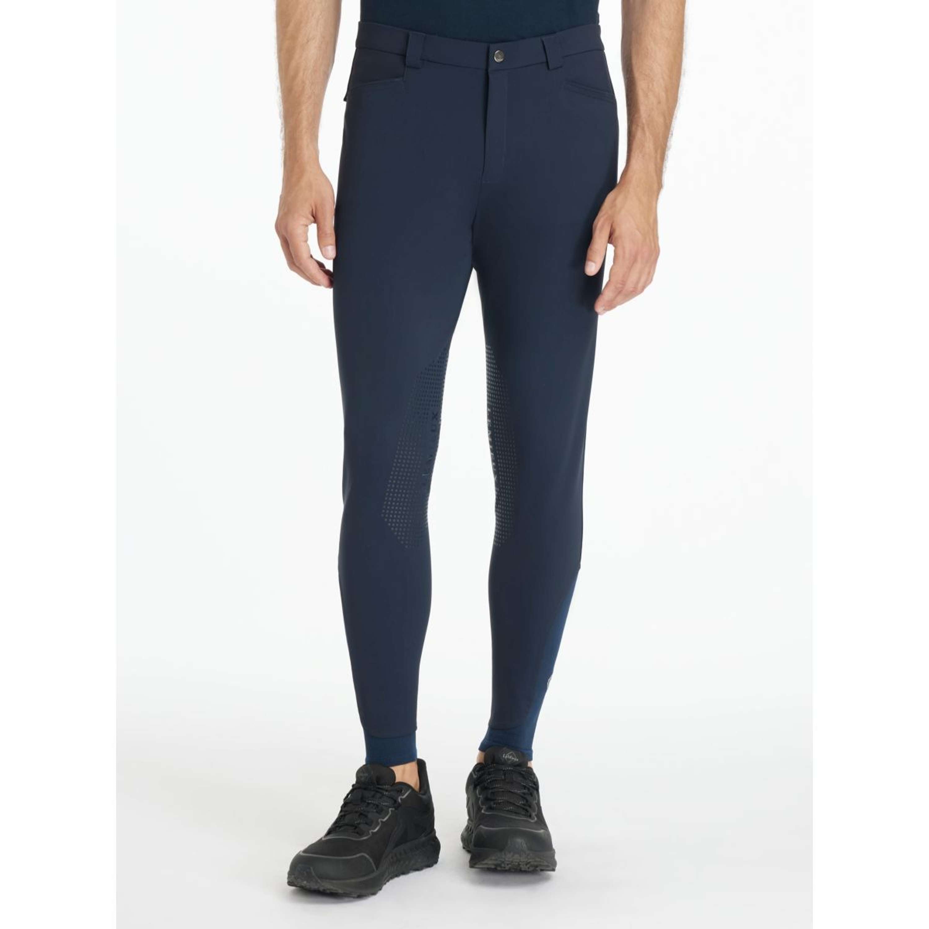 LeMieux Rijbroek Sports Knee Grip Heren Navy