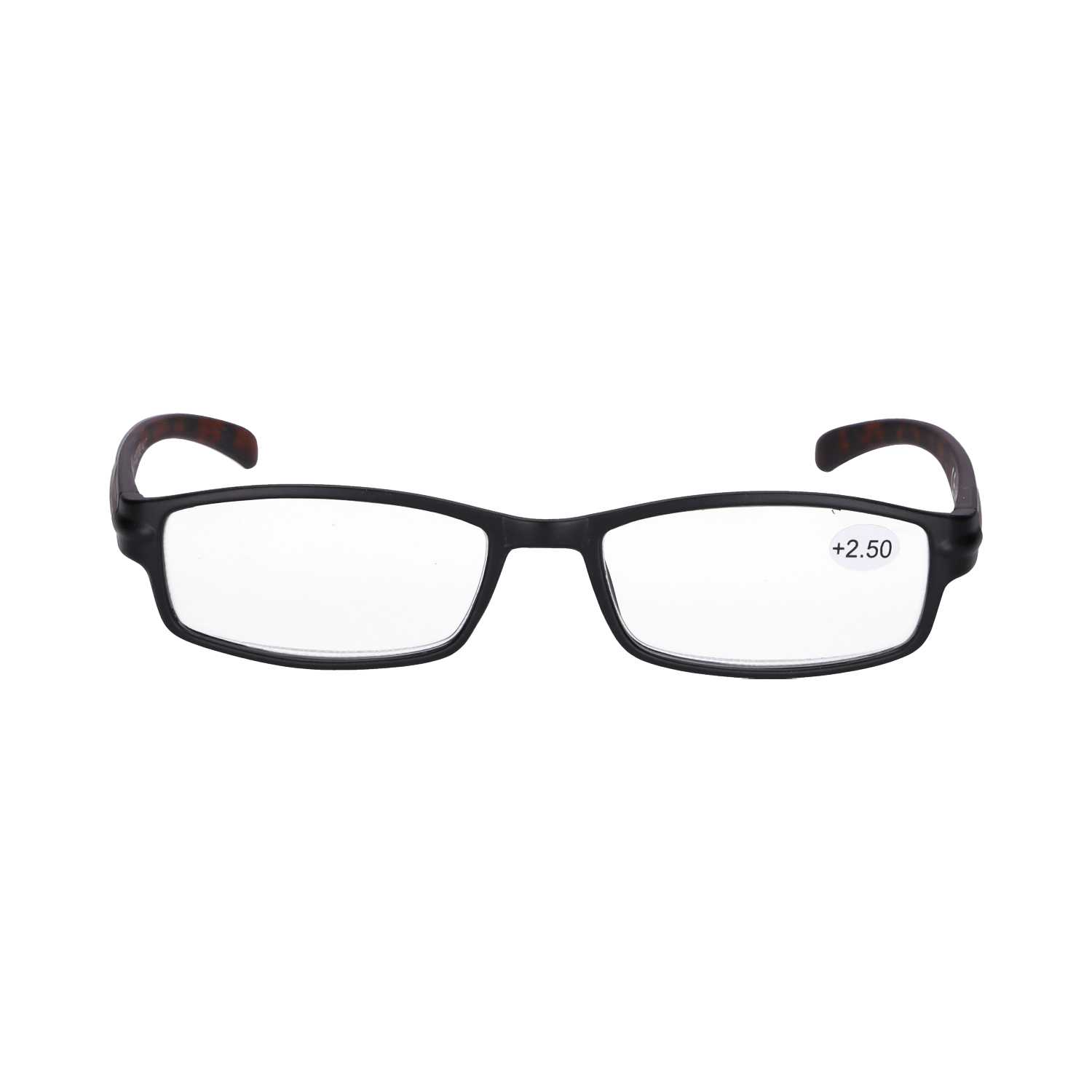 Star Optic Lesehilfe MD8 aus Kunststoff +2,5 Dioptrien schwarz/braun matt