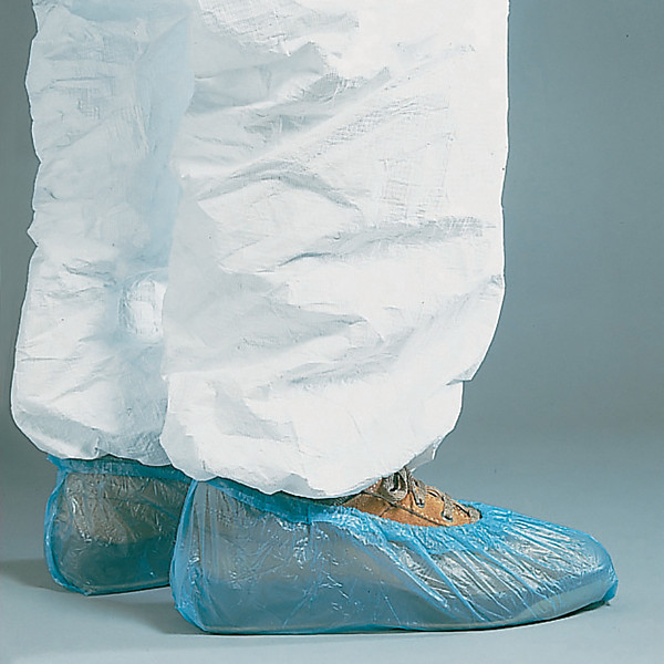 50 paires de surchaussures jetables en polyéthylène, taille unique