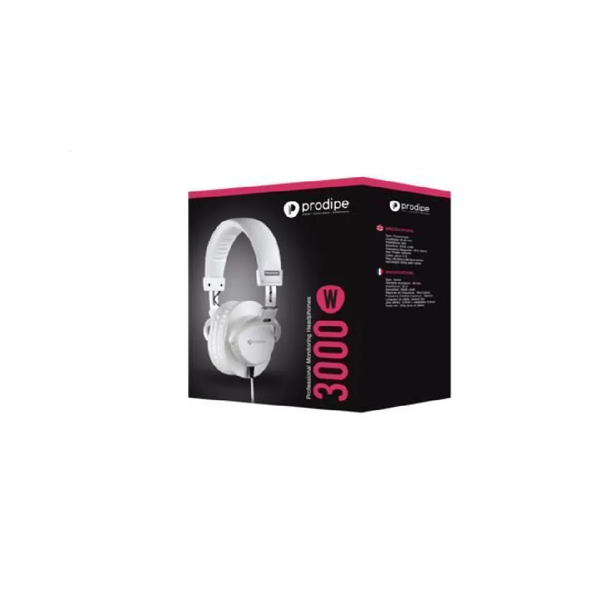 Prodipe Casque PRO 3000 Blanc