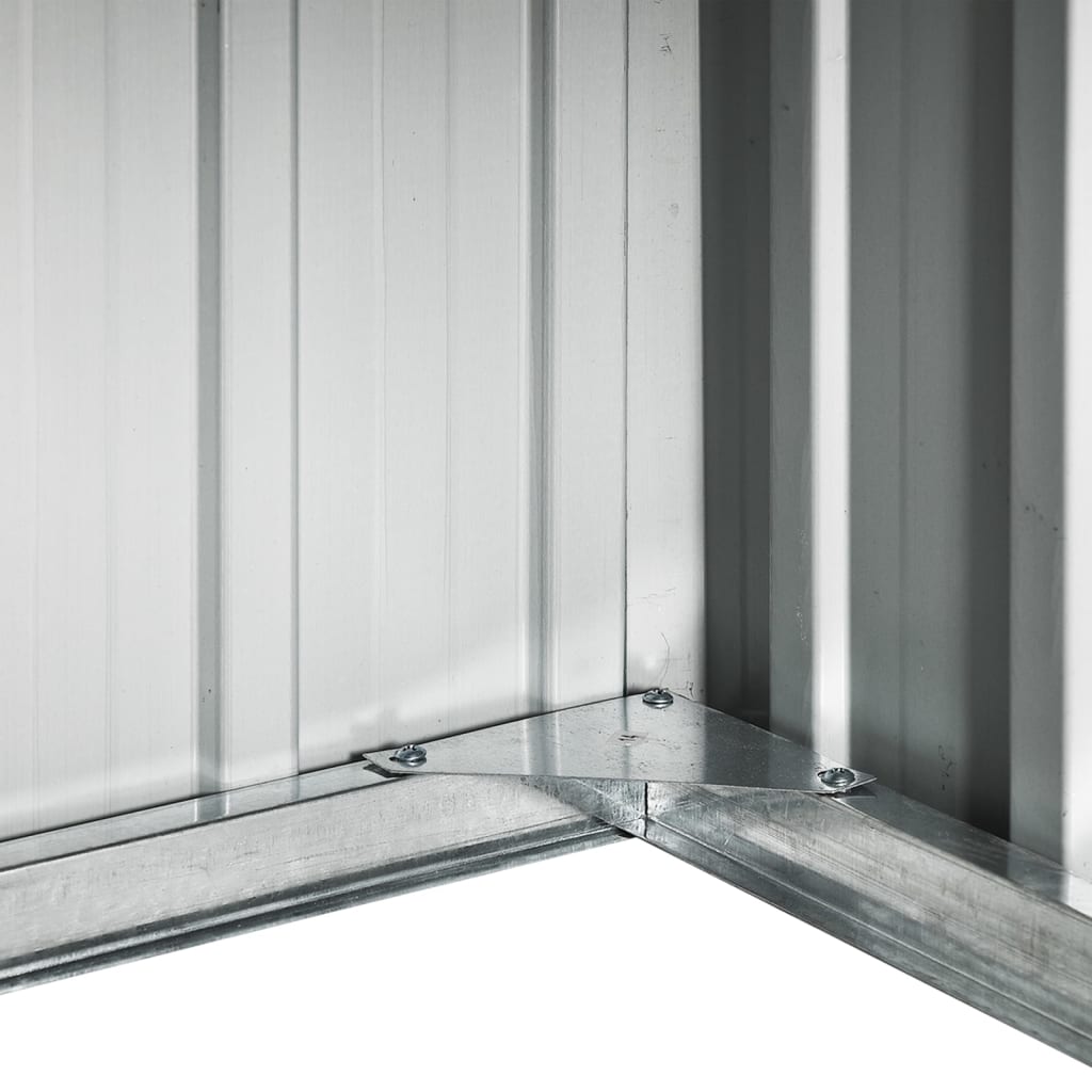 Abri pour robot de jardin 92x97x63cm acier galvanisé anthracite