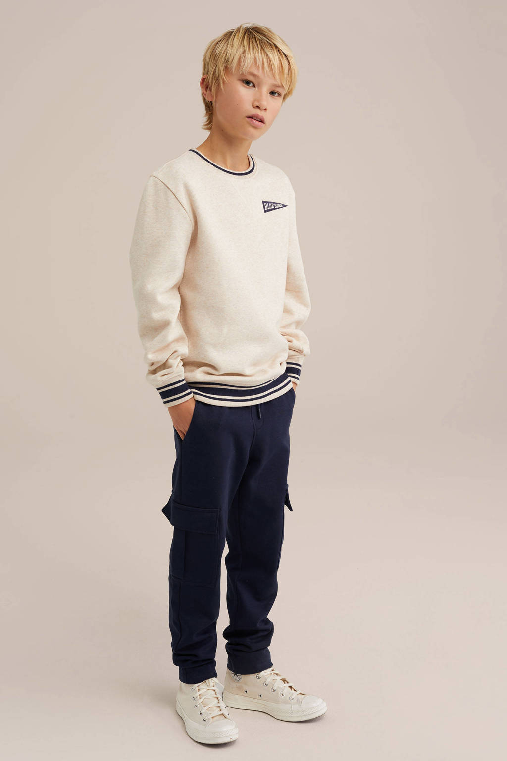 WE Fashion slim casual broek