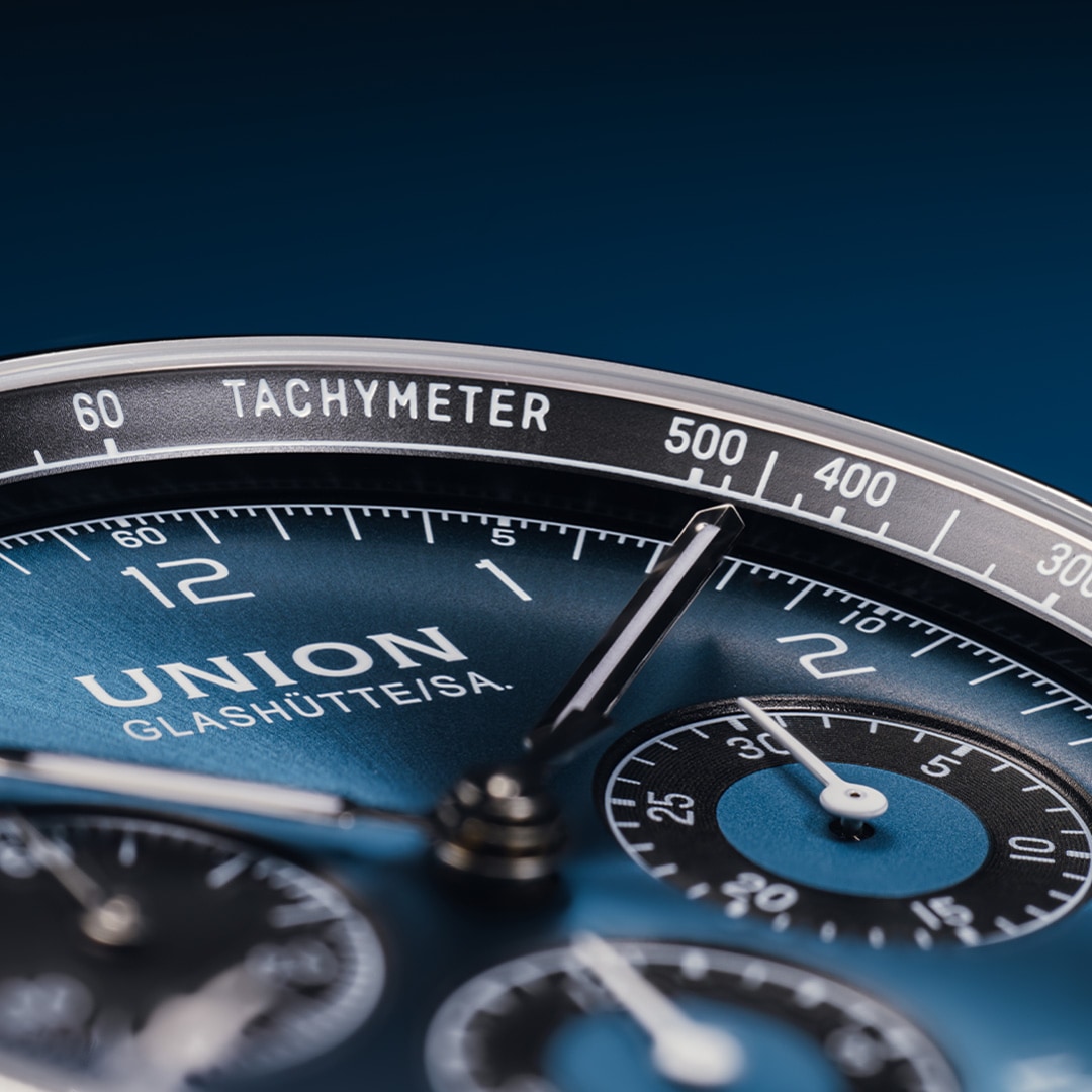 Union Glashütte Belisar Chronograph 40mm Blau