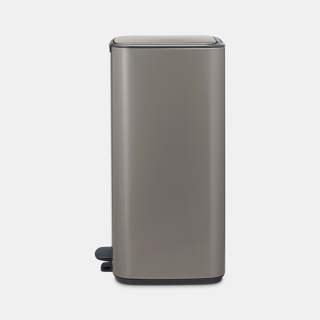 Bo Pedaalemmer, 30 liter, stil sluitend, kunststof binnenemmer - Plati