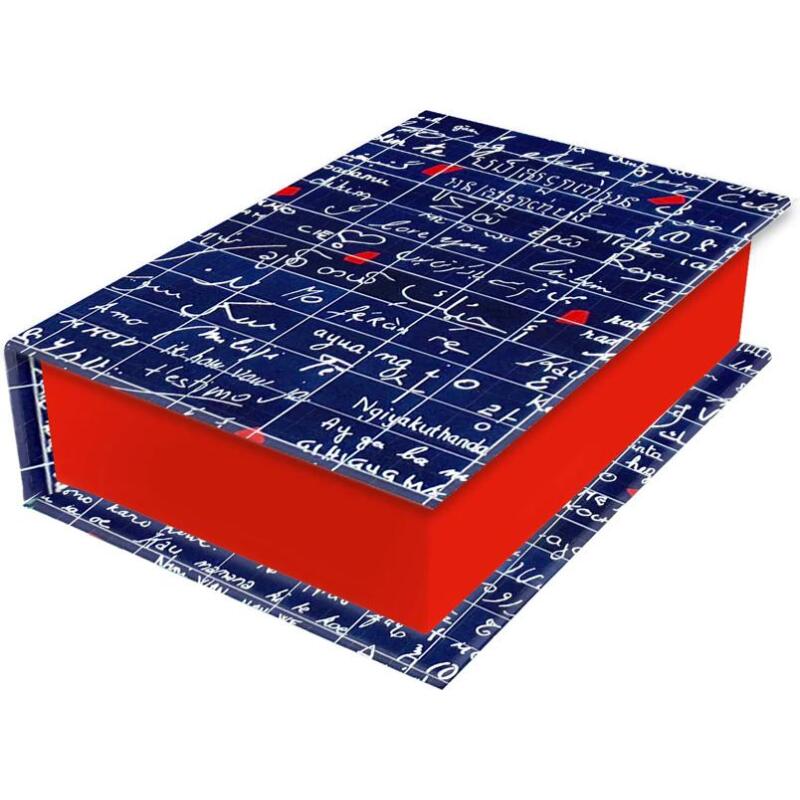 Le Mur des Je t'aime, Petites boîtes rectangulaires 9,5x6,5x3 cm, ass.