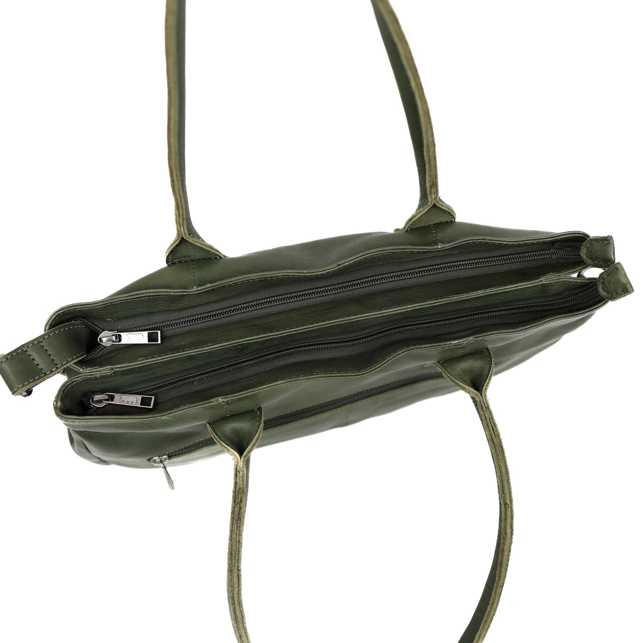 Hand-/schoudertas met laptopvak 'Maeve' groen Groen