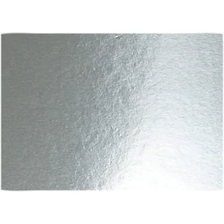 Creative Company Metallic-Folienkarton silber, A4, 21 x 30 cm, 10 Blatt