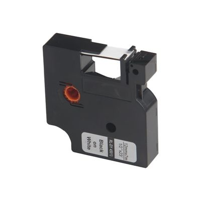 UPrint - Ruban d'étiquettes auto-adhésives pour DYMO 45013 - 1 rouleau (12 mm x 7 m) - fond blanc écriture noire