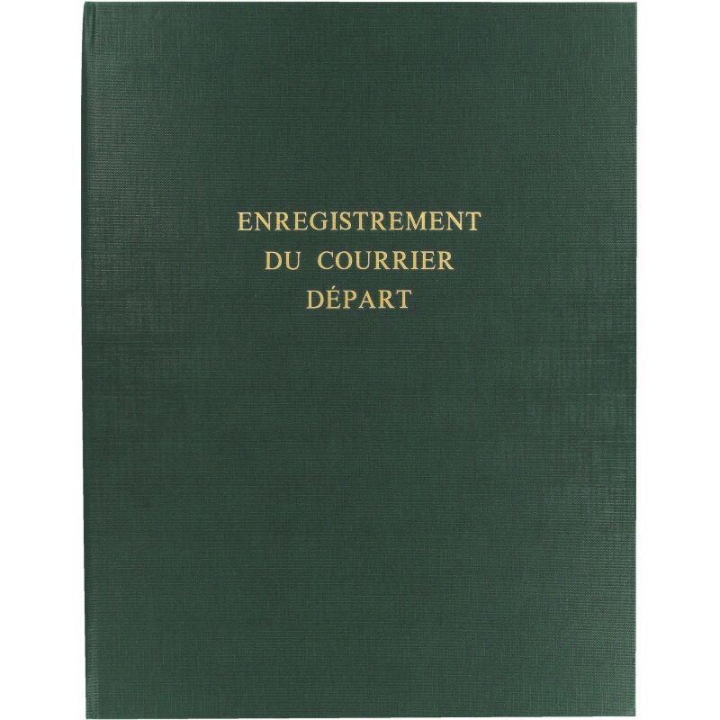 Registre imprimé courrier départ Le Dauphin 41144 - 24 x 32 cm 160 pages