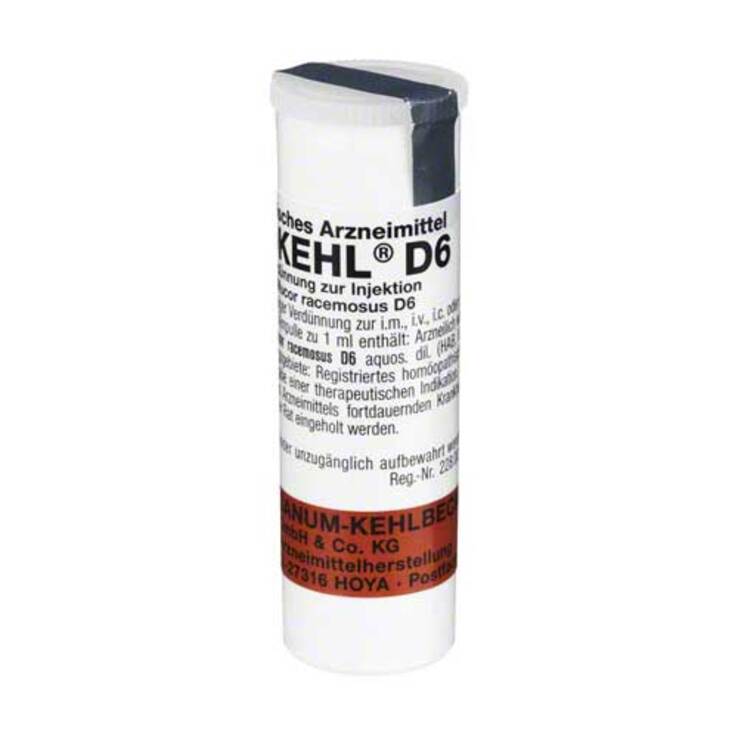 Mucokehl Ampullen D 6, 1X1 ml