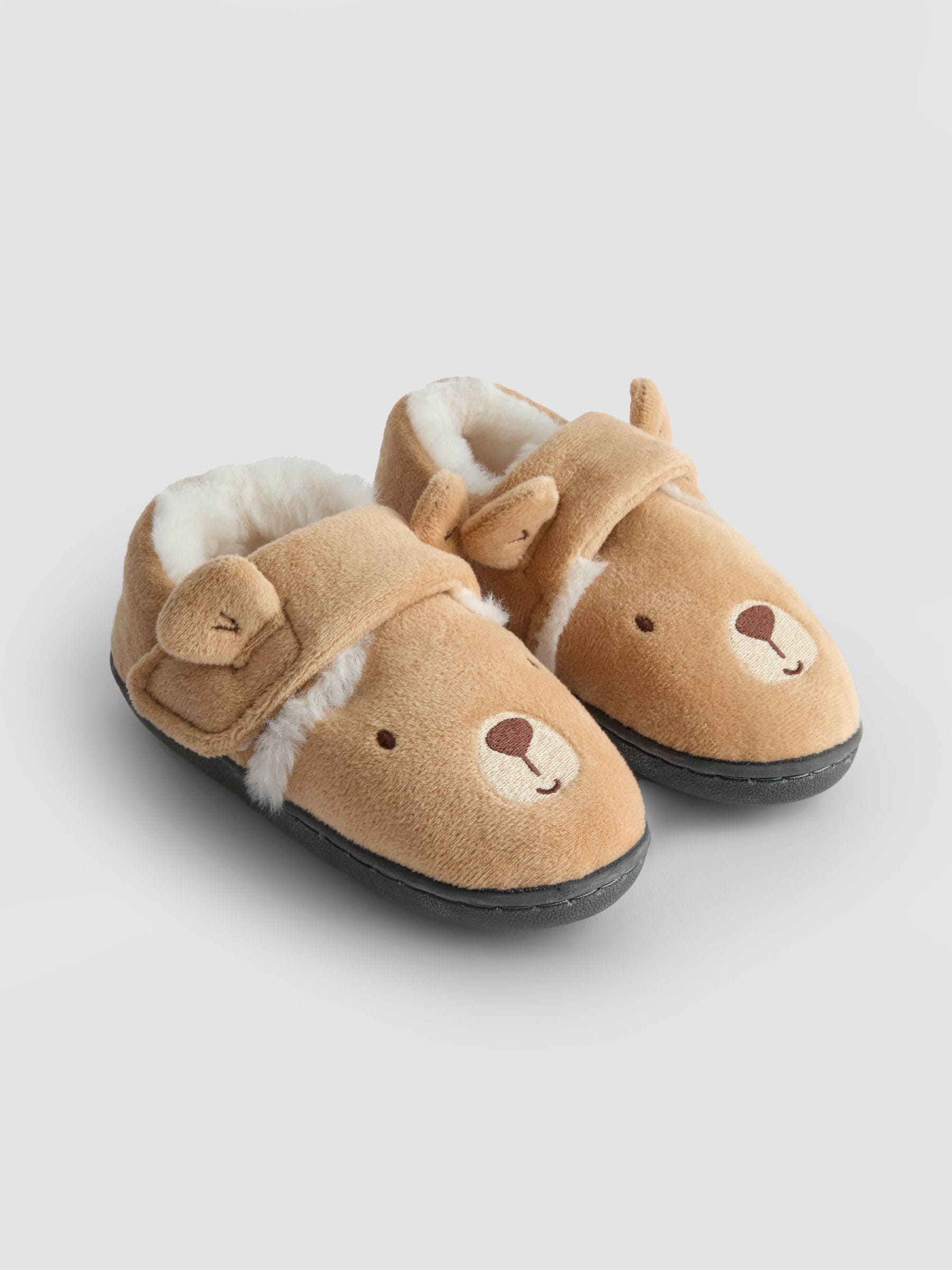 Bruin met beer - JoJo Maman Bébé Slipper Shoe