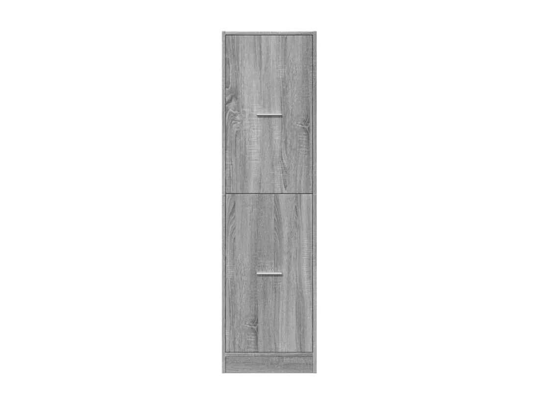Armoire apothicaire sonoma gris 40x41x144,5cm bois d'ingénierie