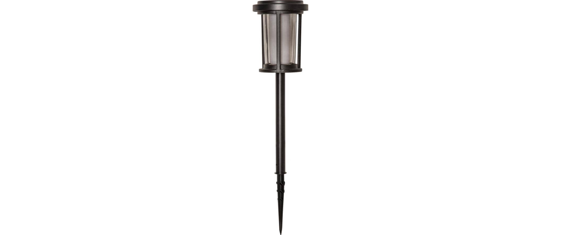 Gartenlicht Solar Bollard Alippa, 44 cm, SchwarzSolarpollerleuchte