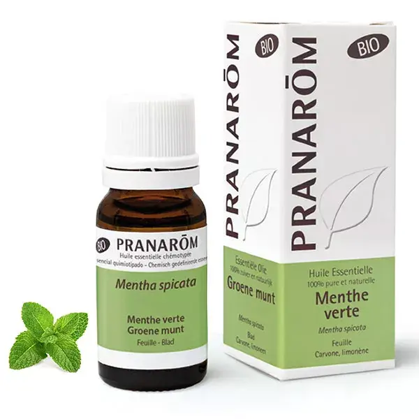 Óleo Essencial de Hortelã-Verde Orgânica Pranarom (Parte Aérea) 10ml