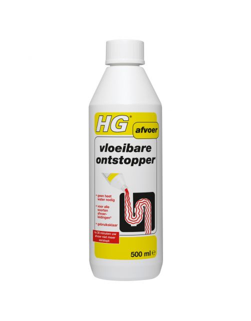 Hg Vloeibare Ontstopper - Schoonmaakmiddelen - 500 ml