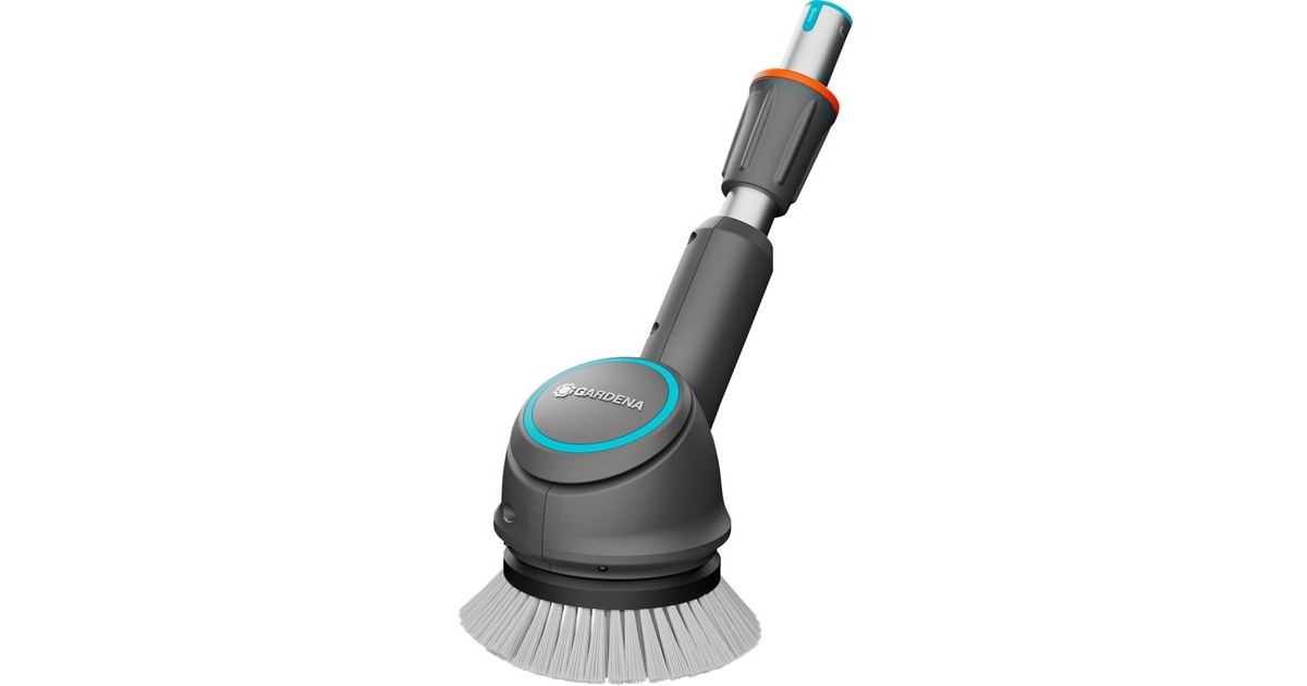 GARDENAAccu-multireiniger AquaBrush Universal 04/18V P4A set vloerreiniger  (Grijs/turquoise, 14842-20)