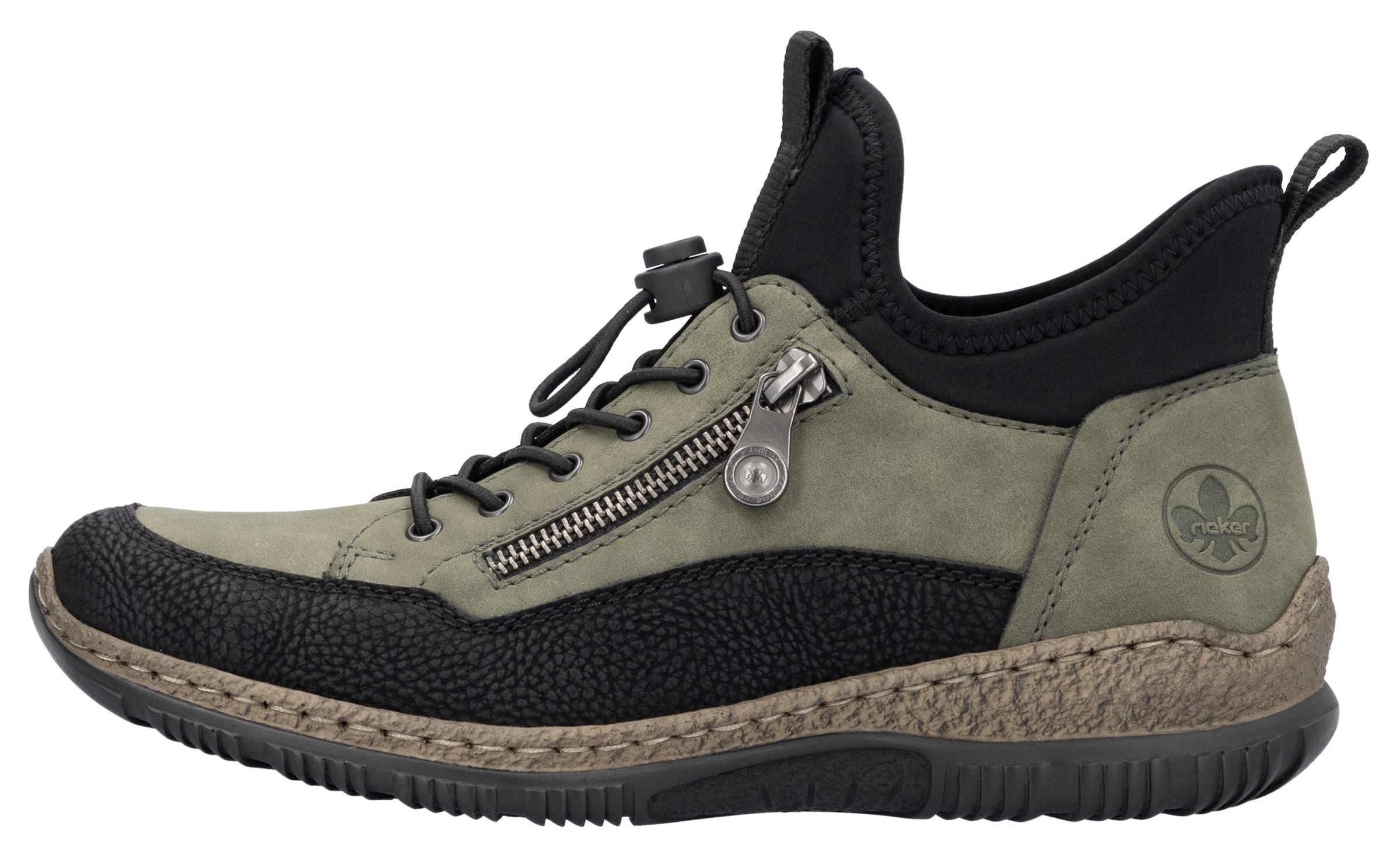 Rieker Slip-On Sneaker  , Schlupfschuh, Freizeitschuh mit Schnellverschluss