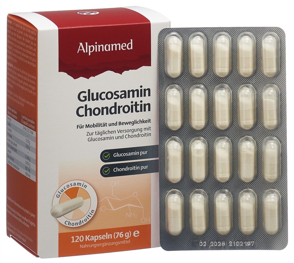 ALPINAMED Glucosamin Chondroitin Kaps 120 Stk