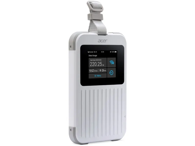 Acer - Mobilt hotspot - 5G LTE - 3.27 Gbps - Wi-Fi 5, Wi-Fi 6, NFC - med 1GB Data