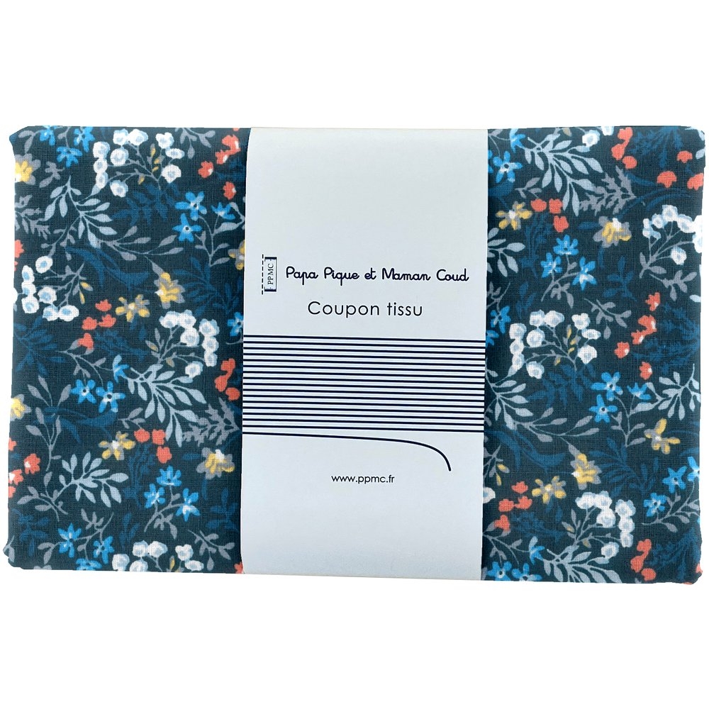 Coupon Tissu 1 M Herbier Marine Ex1085