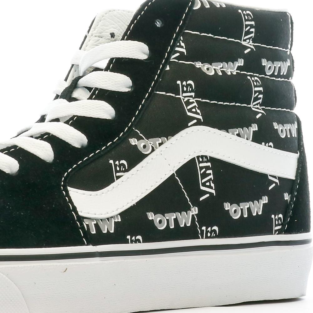 Vans Baskets Noires/Blanches Homme Vans Sk8-hi