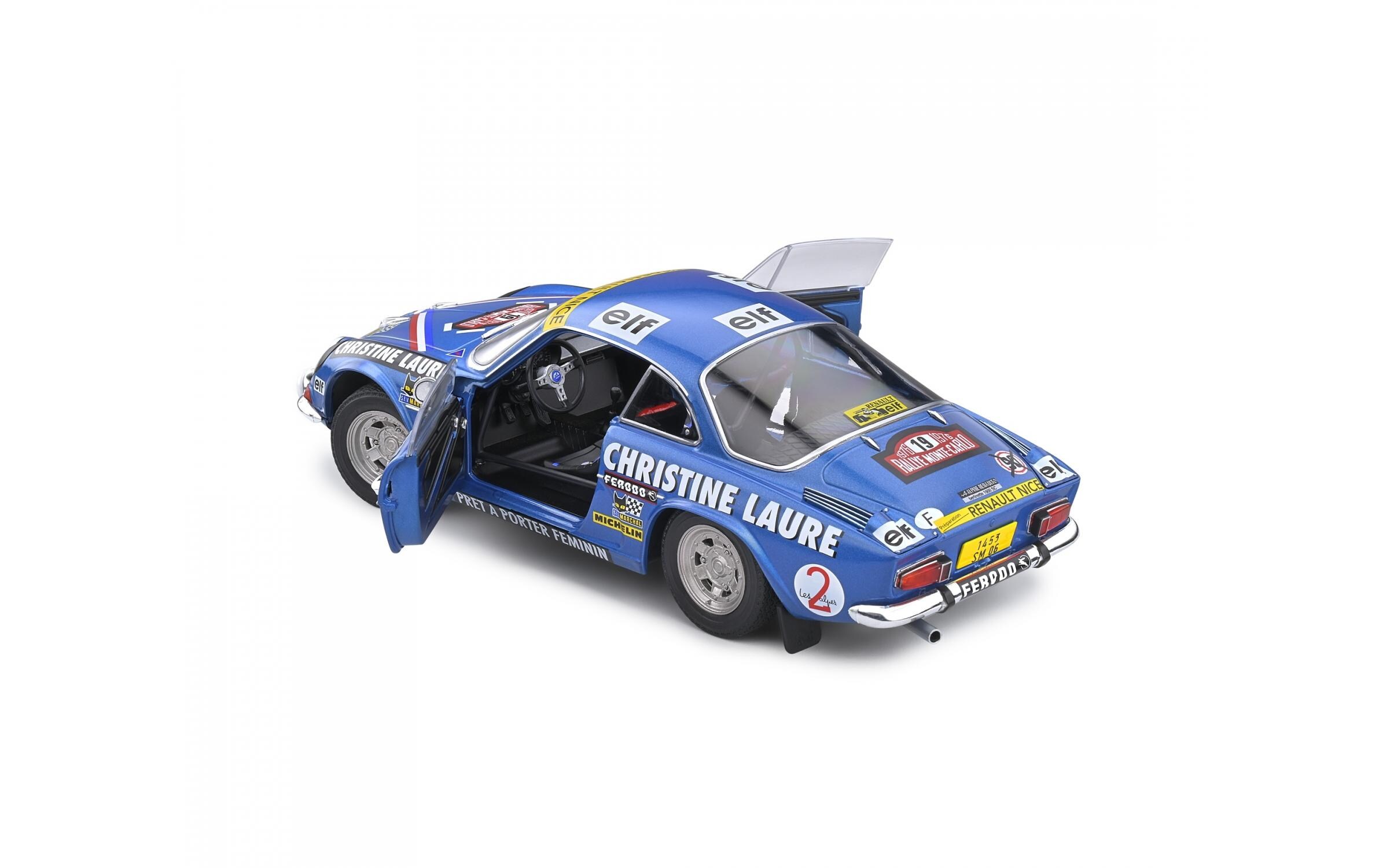 Rally Alpine A110 1600 S #19 1:18Alpine A110 Sammlermodell im Massstab 1:18